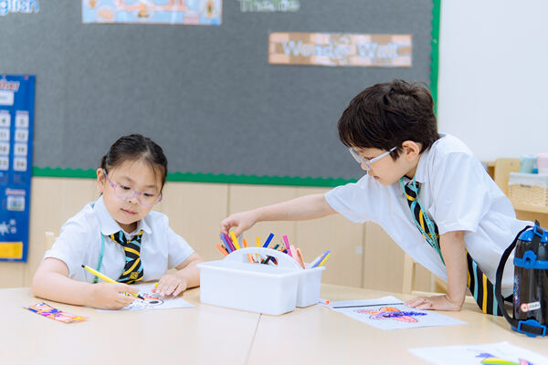 开学第一天,南通惠立学校